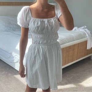 Sabo puff sleeve backless dress, XS